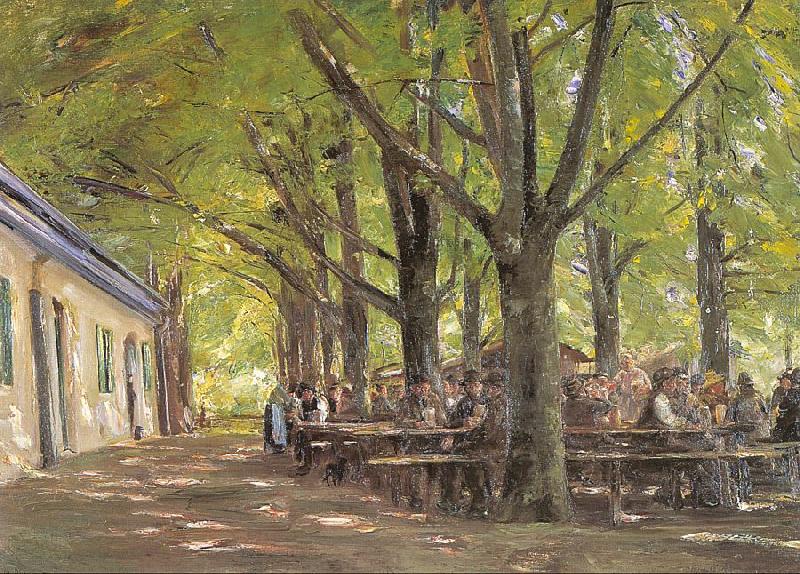 Max Liebermann Country Tavern at Brunnenburg France oil painting art